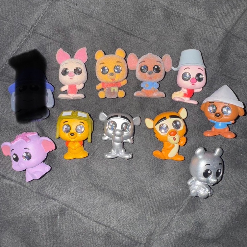 Winnie The Pooh Bear Set of 10 Disney Just Play Doorables